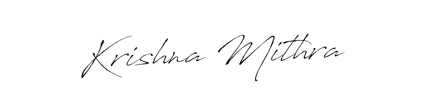 You should practise on your own different ways (Antro_Vectra) to write your name (Krishna Mithra) in signature. don't let someone else do it for you. Krishna Mithra signature style 6 images and pictures png