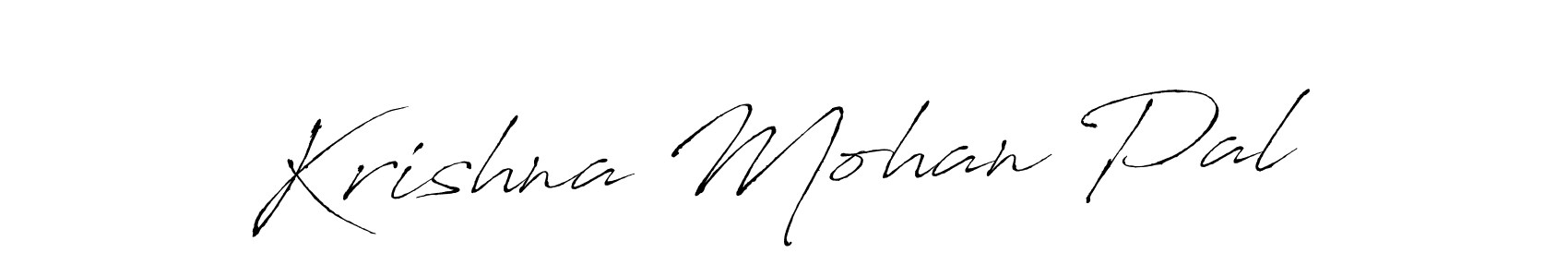 Antro_Vectra is a professional signature style that is perfect for those who want to add a touch of class to their signature. It is also a great choice for those who want to make their signature more unique. Get Krishna Mohan Pal name to fancy signature for free. Krishna Mohan Pal signature style 6 images and pictures png