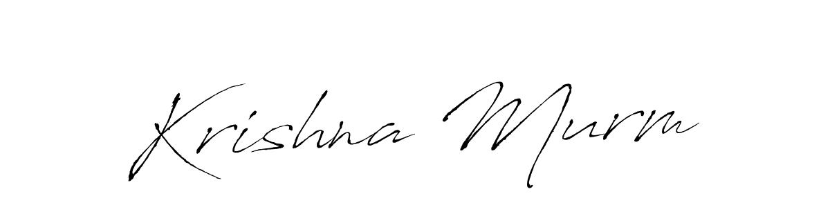 Make a beautiful signature design for name Krishna Murm. Use this online signature maker to create a handwritten signature for free. Krishna Murm signature style 6 images and pictures png