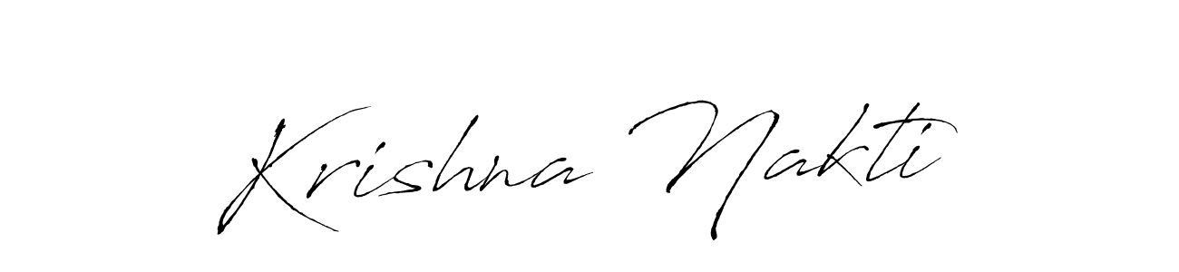 The best way (Antro_Vectra) to make a short signature is to pick only two or three words in your name. The name Krishna Nakti include a total of six letters. For converting this name. Krishna Nakti signature style 6 images and pictures png