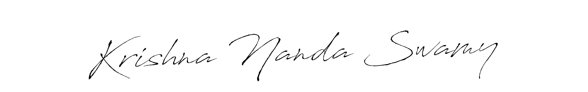 How to make Krishna Nanda Swamy signature? Antro_Vectra is a professional autograph style. Create handwritten signature for Krishna Nanda Swamy name. Krishna Nanda Swamy signature style 6 images and pictures png