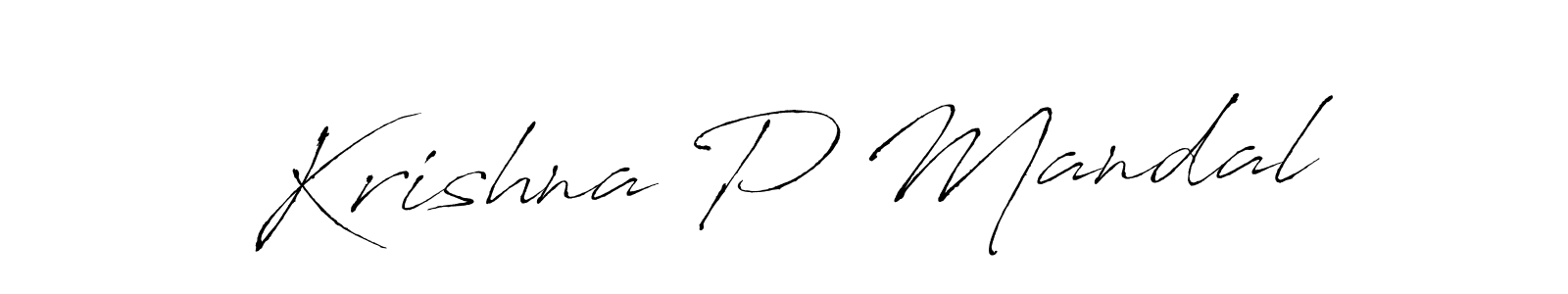 Also You can easily find your signature by using the search form. We will create Krishna P Mandal name handwritten signature images for you free of cost using Antro_Vectra sign style. Krishna P Mandal signature style 6 images and pictures png