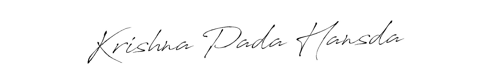 Also we have Krishna Pada Hansda name is the best signature style. Create professional handwritten signature collection using Antro_Vectra autograph style. Krishna Pada Hansda signature style 6 images and pictures png