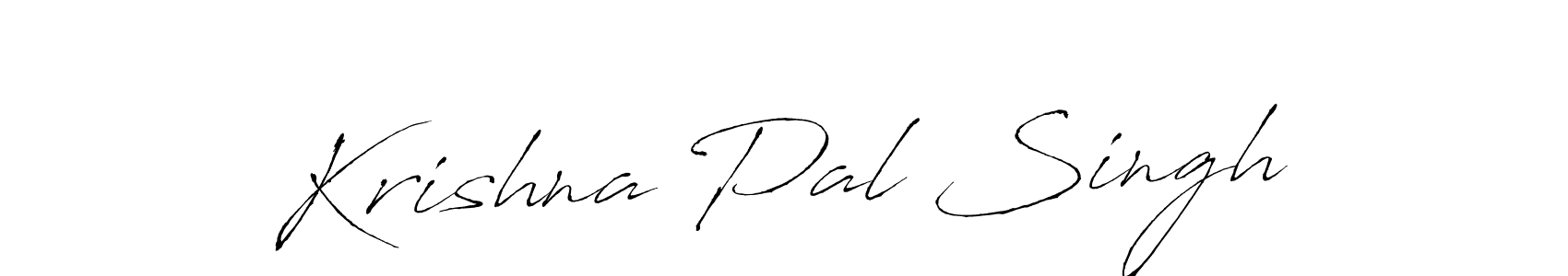 Use a signature maker to create a handwritten signature online. With this signature software, you can design (Antro_Vectra) your own signature for name Krishna Pal Singh. Krishna Pal Singh signature style 6 images and pictures png