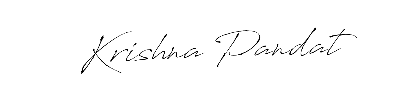 Use a signature maker to create a handwritten signature online. With this signature software, you can design (Antro_Vectra) your own signature for name Krishna Pandat. Krishna Pandat signature style 6 images and pictures png