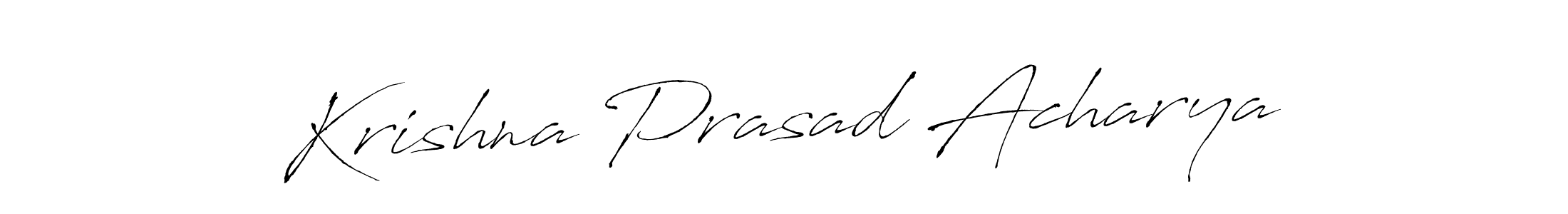 Make a short Krishna Prasad Acharya signature style. Manage your documents anywhere anytime using Antro_Vectra. Create and add eSignatures, submit forms, share and send files easily. Krishna Prasad Acharya signature style 6 images and pictures png