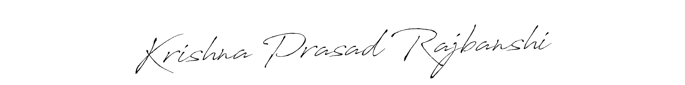 Design your own signature with our free online signature maker. With this signature software, you can create a handwritten (Antro_Vectra) signature for name Krishna Prasad Rajbanshi. Krishna Prasad Rajbanshi signature style 6 images and pictures png