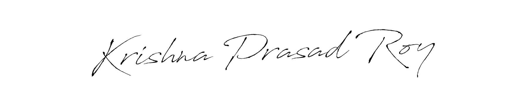 Create a beautiful signature design for name Krishna Prasad Roy. With this signature (Antro_Vectra) fonts, you can make a handwritten signature for free. Krishna Prasad Roy signature style 6 images and pictures png