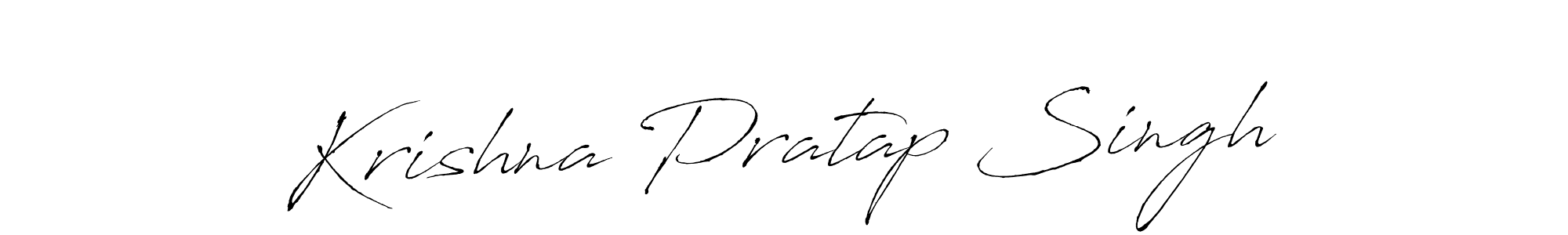 Also we have Krishna Pratap Singh name is the best signature style. Create professional handwritten signature collection using Antro_Vectra autograph style. Krishna Pratap Singh signature style 6 images and pictures png