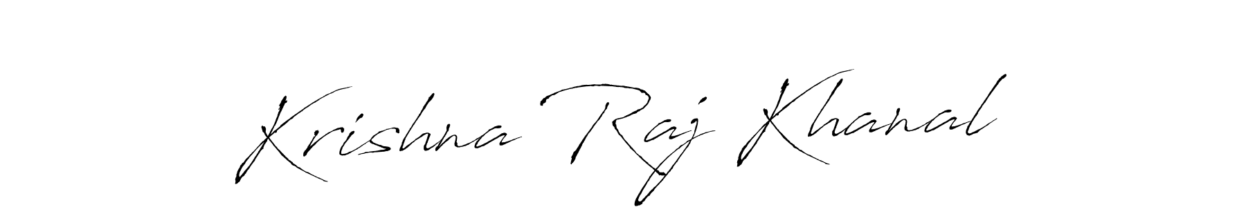 Design your own signature with our free online signature maker. With this signature software, you can create a handwritten (Antro_Vectra) signature for name Krishna Raj Khanal. Krishna Raj Khanal signature style 6 images and pictures png