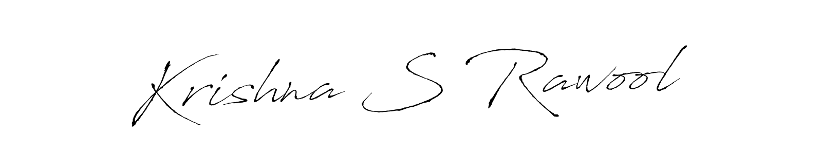 The best way (Antro_Vectra) to make a short signature is to pick only two or three words in your name. The name Krishna S Rawool include a total of six letters. For converting this name. Krishna S Rawool signature style 6 images and pictures png