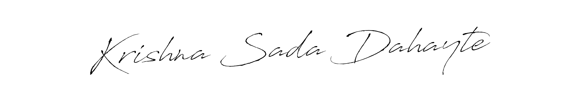 This is the best signature style for the Krishna Sada Dahayte name. Also you like these signature font (Antro_Vectra). Mix name signature. Krishna Sada Dahayte signature style 6 images and pictures png