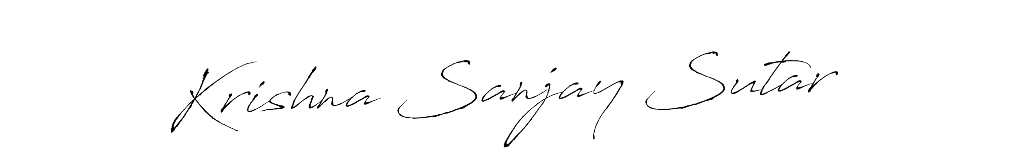 Once you've used our free online signature maker to create your best signature Antro_Vectra style, it's time to enjoy all of the benefits that Krishna Sanjay Sutar name signing documents. Krishna Sanjay Sutar signature style 6 images and pictures png