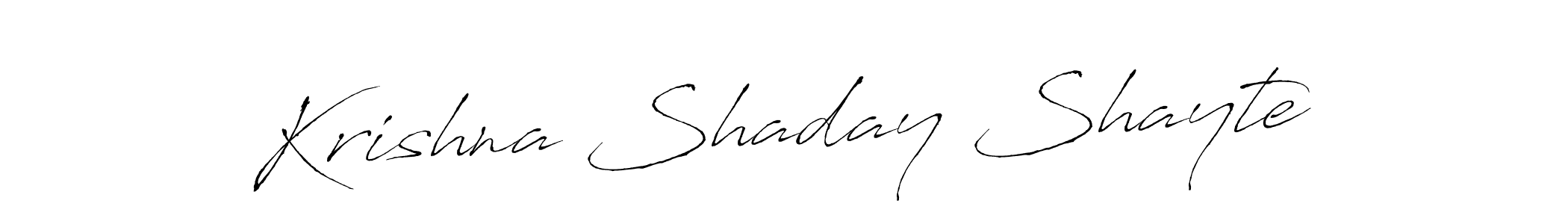 It looks lik you need a new signature style for name Krishna Shaday Shayte. Design unique handwritten (Antro_Vectra) signature with our free signature maker in just a few clicks. Krishna Shaday Shayte signature style 6 images and pictures png