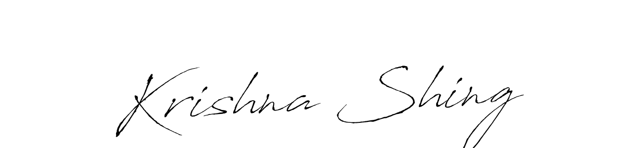 The best way (Antro_Vectra) to make a short signature is to pick only two or three words in your name. The name Krishna Shing include a total of six letters. For converting this name. Krishna Shing signature style 6 images and pictures png