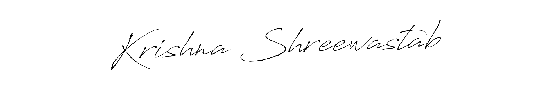 Make a beautiful signature design for name Krishna Shreewastab. With this signature (Antro_Vectra) style, you can create a handwritten signature for free. Krishna Shreewastab signature style 6 images and pictures png