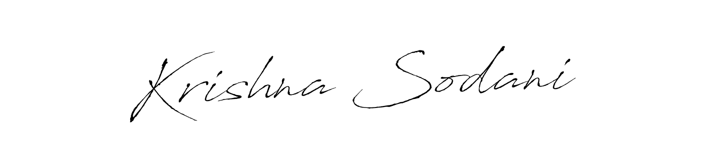 Similarly Antro_Vectra is the best handwritten signature design. Signature creator online .You can use it as an online autograph creator for name Krishna Sodani. Krishna Sodani signature style 6 images and pictures png