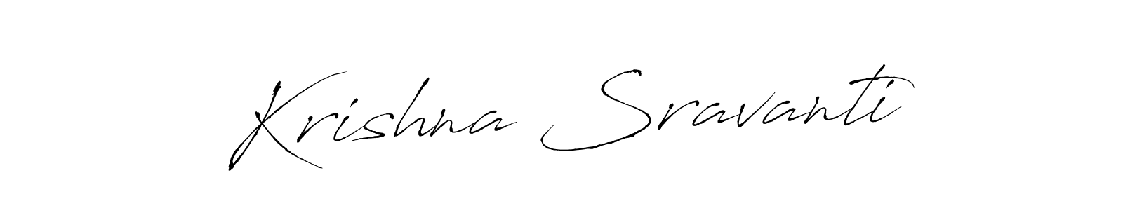 Create a beautiful signature design for name Krishna Sravanti. With this signature (Antro_Vectra) fonts, you can make a handwritten signature for free. Krishna Sravanti signature style 6 images and pictures png