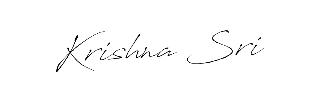 Design your own signature with our free online signature maker. With this signature software, you can create a handwritten (Antro_Vectra) signature for name Krishna Sri. Krishna Sri signature style 6 images and pictures png