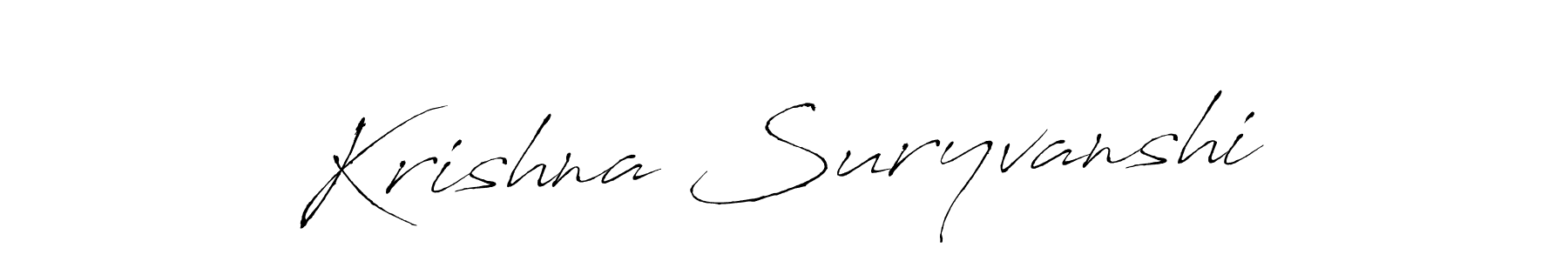 Antro_Vectra is a professional signature style that is perfect for those who want to add a touch of class to their signature. It is also a great choice for those who want to make their signature more unique. Get Krishna Suryvanshi name to fancy signature for free. Krishna Suryvanshi signature style 6 images and pictures png