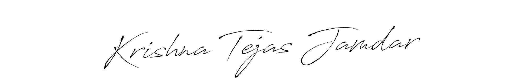 Use a signature maker to create a handwritten signature online. With this signature software, you can design (Antro_Vectra) your own signature for name Krishna Tejas Jamdar. Krishna Tejas Jamdar signature style 6 images and pictures png