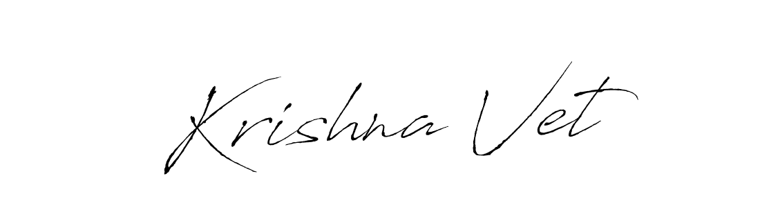 Create a beautiful signature design for name Krishna Vet. With this signature (Antro_Vectra) fonts, you can make a handwritten signature for free. Krishna Vet signature style 6 images and pictures png