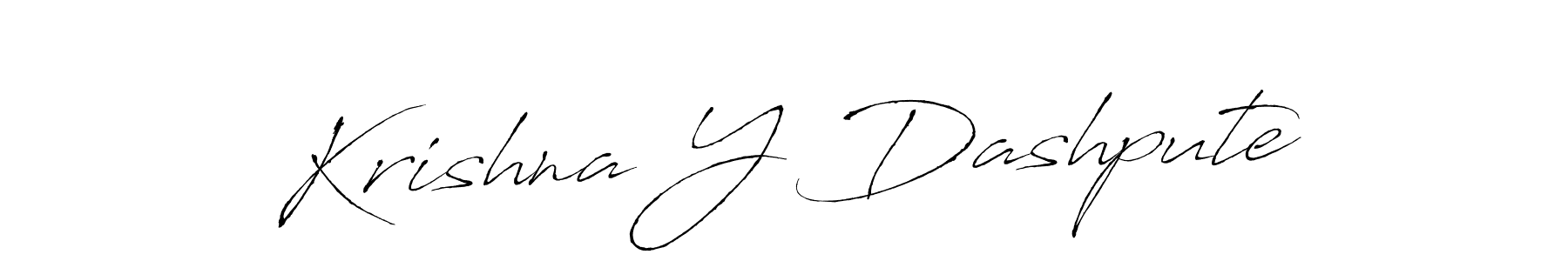 How to make Krishna Y Dashpute name signature. Use Antro_Vectra style for creating short signs online. This is the latest handwritten sign. Krishna Y Dashpute signature style 6 images and pictures png
