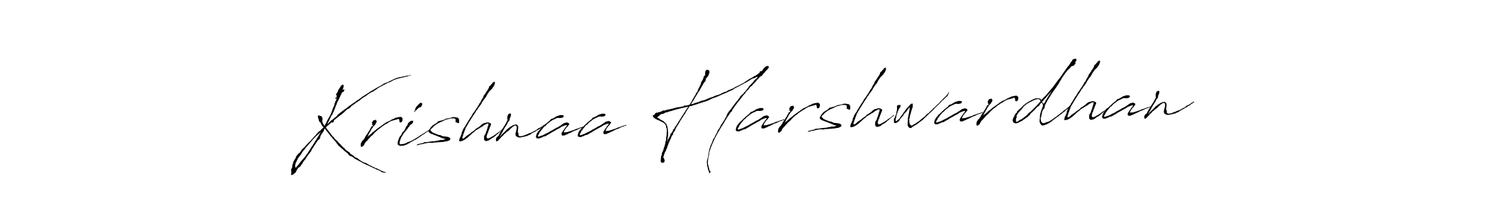 Design your own signature with our free online signature maker. With this signature software, you can create a handwritten (Antro_Vectra) signature for name Krishnaa Harshwardhan. Krishnaa Harshwardhan signature style 6 images and pictures png