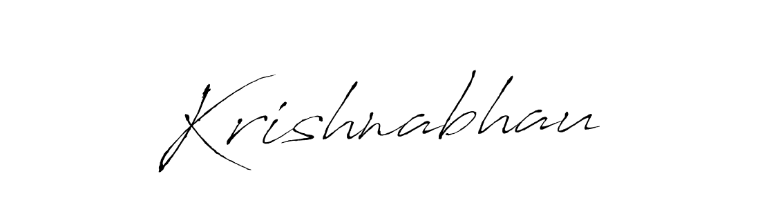 Krishnabhau stylish signature style. Best Handwritten Sign (Antro_Vectra) for my name. Handwritten Signature Collection Ideas for my name Krishnabhau. Krishnabhau signature style 6 images and pictures png