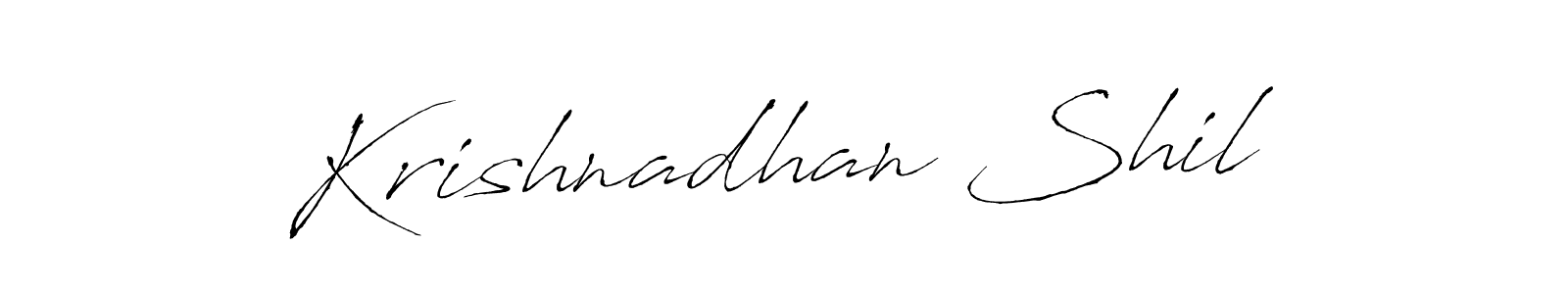 Antro_Vectra is a professional signature style that is perfect for those who want to add a touch of class to their signature. It is also a great choice for those who want to make their signature more unique. Get Krishnadhan Shil name to fancy signature for free. Krishnadhan Shil signature style 6 images and pictures png