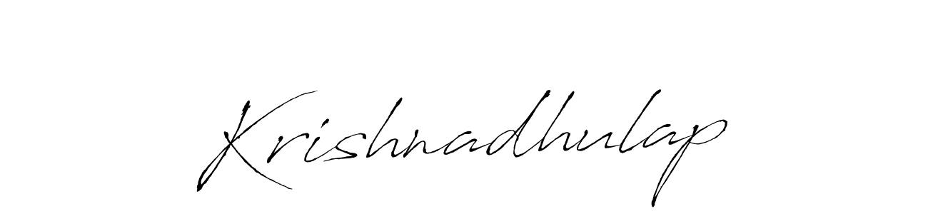 How to make Krishnadhulap signature? Antro_Vectra is a professional autograph style. Create handwritten signature for Krishnadhulap name. Krishnadhulap signature style 6 images and pictures png