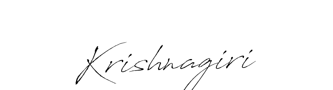 Krishnagiri stylish signature style. Best Handwritten Sign (Antro_Vectra) for my name. Handwritten Signature Collection Ideas for my name Krishnagiri. Krishnagiri signature style 6 images and pictures png