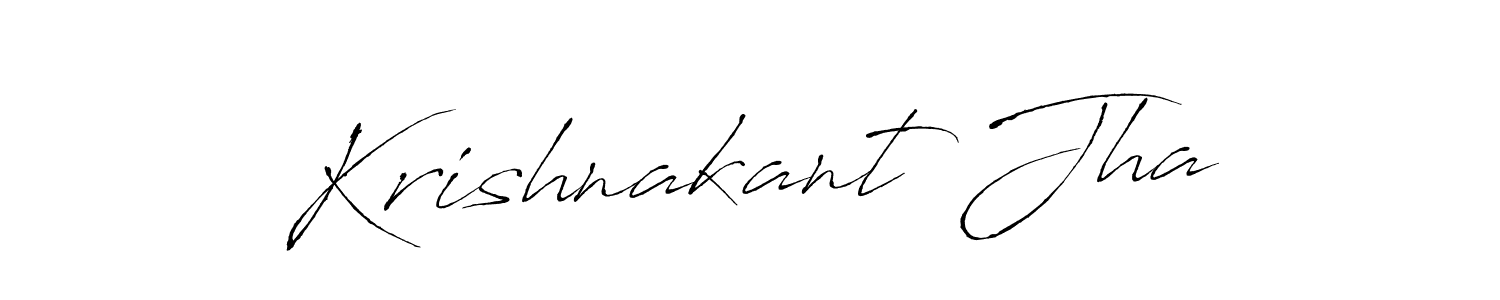 Also You can easily find your signature by using the search form. We will create Krishnakant Jha name handwritten signature images for you free of cost using Antro_Vectra sign style. Krishnakant Jha signature style 6 images and pictures png