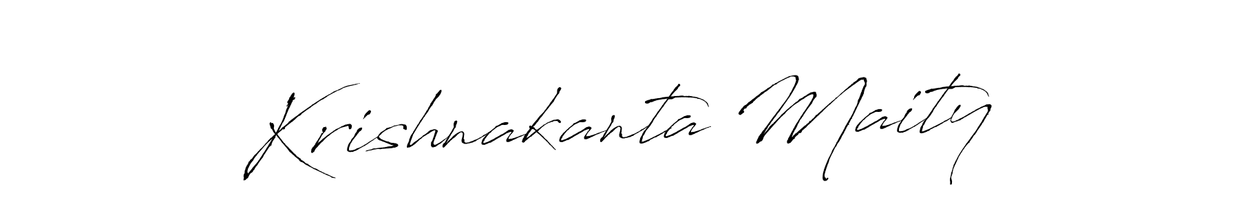 The best way (Antro_Vectra) to make a short signature is to pick only two or three words in your name. The name Krishnakanta Maity include a total of six letters. For converting this name. Krishnakanta Maity signature style 6 images and pictures png