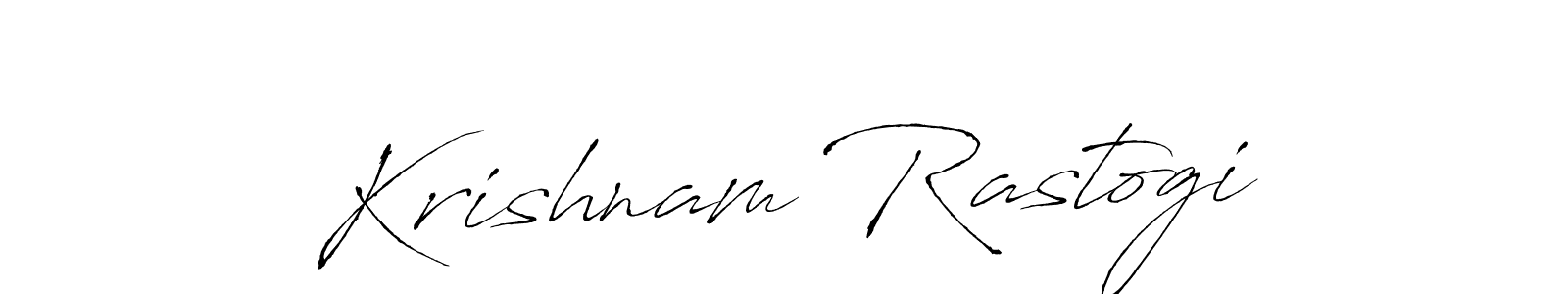 You can use this online signature creator to create a handwritten signature for the name Krishnam Rastogi. This is the best online autograph maker. Krishnam Rastogi signature style 6 images and pictures png