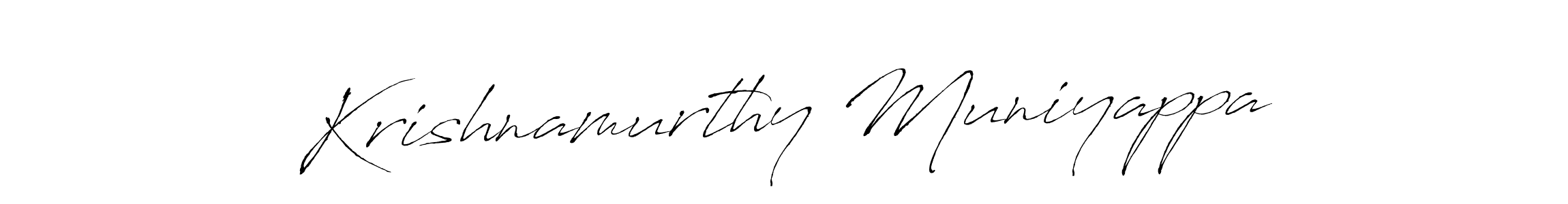 You can use this online signature creator to create a handwritten signature for the name Krishnamurthy Muniyappa. This is the best online autograph maker. Krishnamurthy Muniyappa signature style 6 images and pictures png
