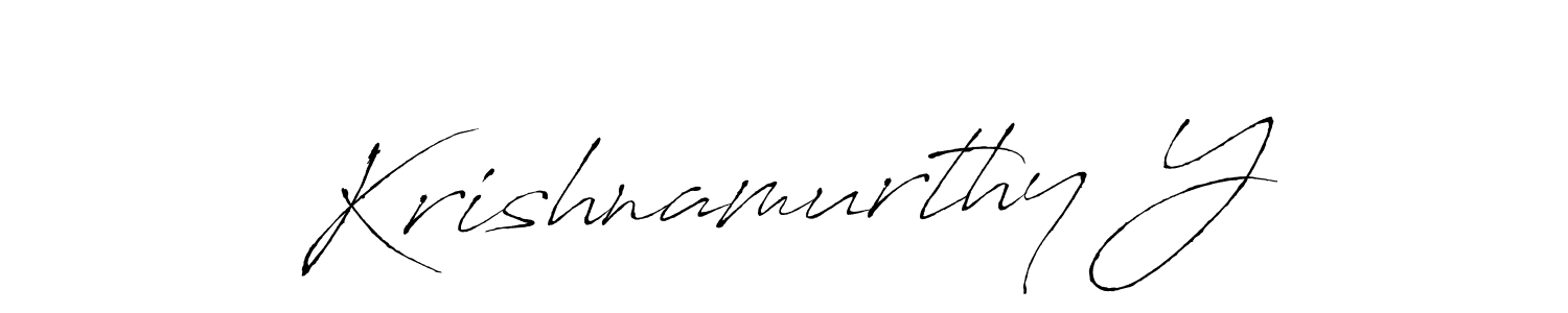 It looks lik you need a new signature style for name Krishnamurthy Y. Design unique handwritten (Antro_Vectra) signature with our free signature maker in just a few clicks. Krishnamurthy Y signature style 6 images and pictures png