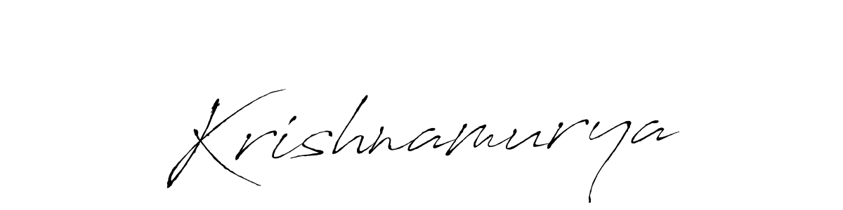Make a beautiful signature design for name Krishnamurya. Use this online signature maker to create a handwritten signature for free. Krishnamurya signature style 6 images and pictures png