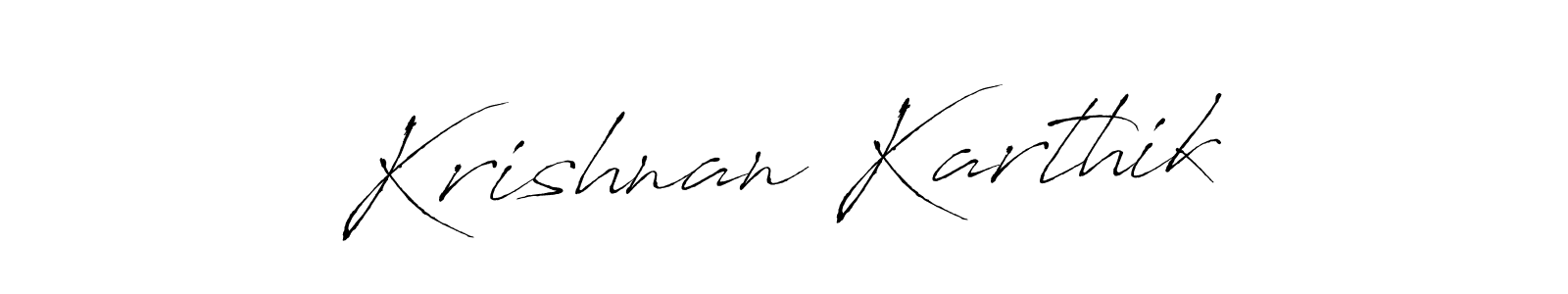 Similarly Antro_Vectra is the best handwritten signature design. Signature creator online .You can use it as an online autograph creator for name Krishnan Karthik. Krishnan Karthik signature style 6 images and pictures png