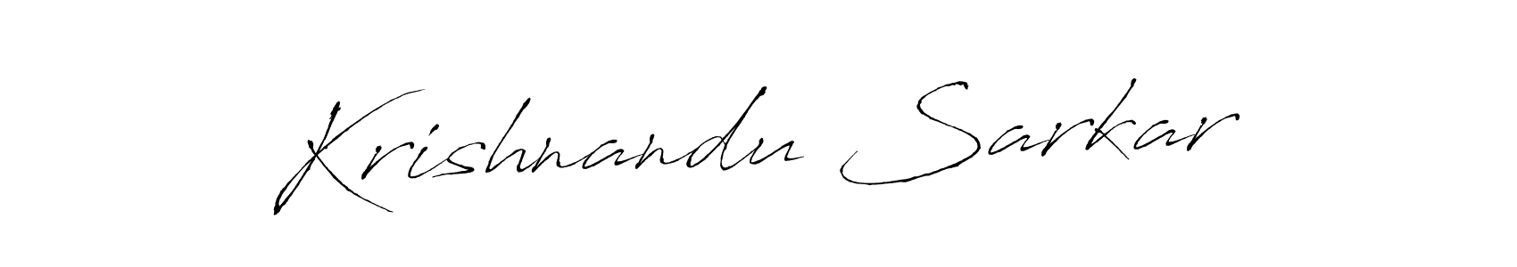 Make a beautiful signature design for name Krishnandu Sarkar. Use this online signature maker to create a handwritten signature for free. Krishnandu Sarkar signature style 6 images and pictures png