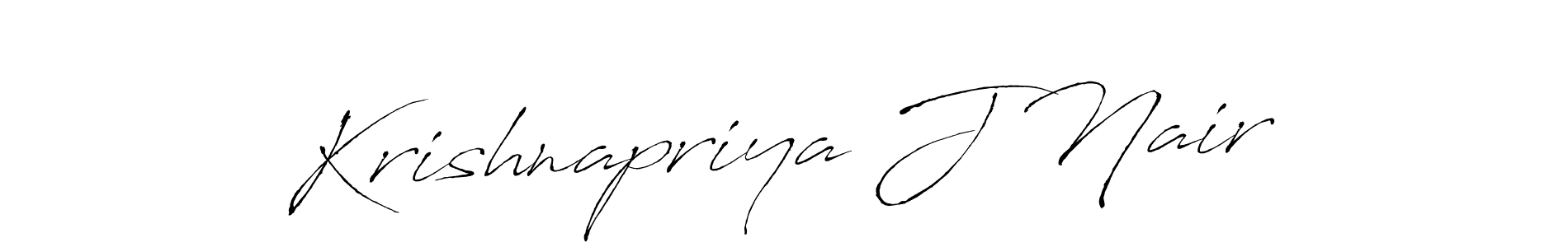Similarly Antro_Vectra is the best handwritten signature design. Signature creator online .You can use it as an online autograph creator for name Krishnapriya J Nair. Krishnapriya J Nair signature style 6 images and pictures png