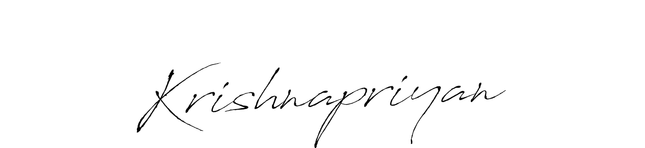 Krishnapriyan stylish signature style. Best Handwritten Sign (Antro_Vectra) for my name. Handwritten Signature Collection Ideas for my name Krishnapriyan. Krishnapriyan signature style 6 images and pictures png