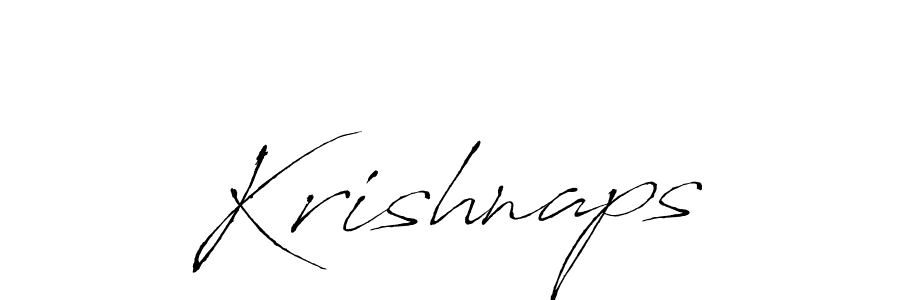 Krishnaps stylish signature style. Best Handwritten Sign (Antro_Vectra) for my name. Handwritten Signature Collection Ideas for my name Krishnaps. Krishnaps signature style 6 images and pictures png