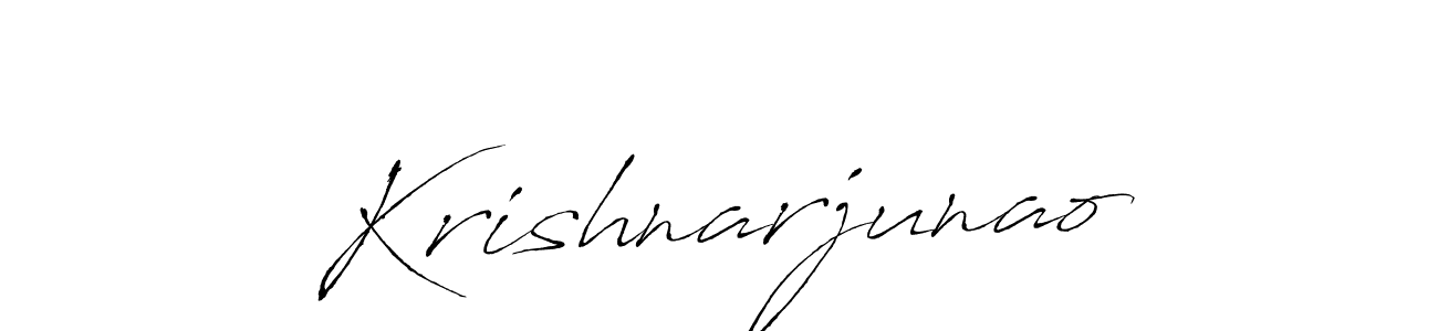 How to make Krishnarjunao name signature. Use Antro_Vectra style for creating short signs online. This is the latest handwritten sign. Krishnarjunao signature style 6 images and pictures png