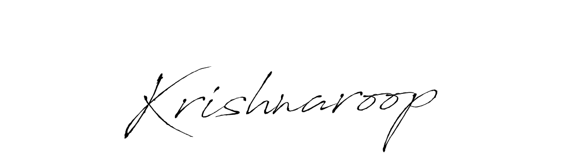 Also we have Krishnaroop name is the best signature style. Create professional handwritten signature collection using Antro_Vectra autograph style. Krishnaroop signature style 6 images and pictures png