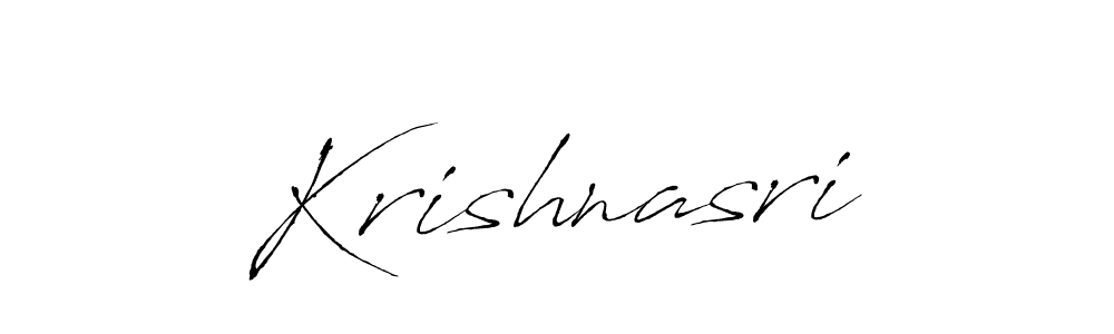 You should practise on your own different ways (Antro_Vectra) to write your name (Krishnasri) in signature. don't let someone else do it for you. Krishnasri signature style 6 images and pictures png