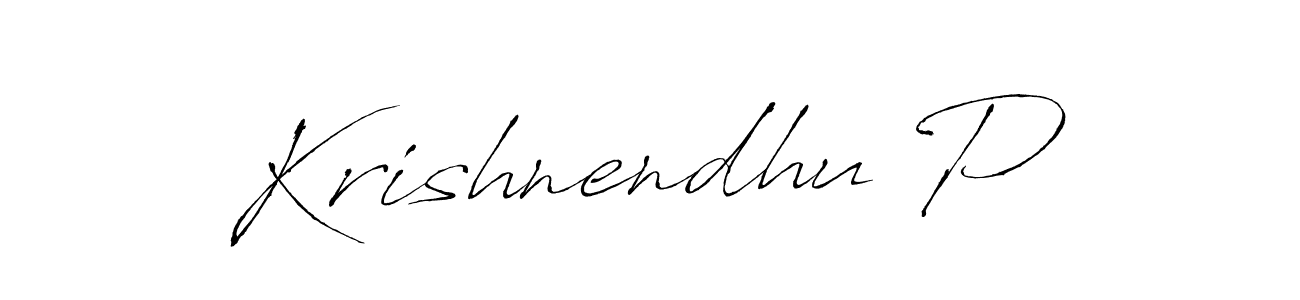 Make a beautiful signature design for name Krishnendhu P. Use this online signature maker to create a handwritten signature for free. Krishnendhu P signature style 6 images and pictures png