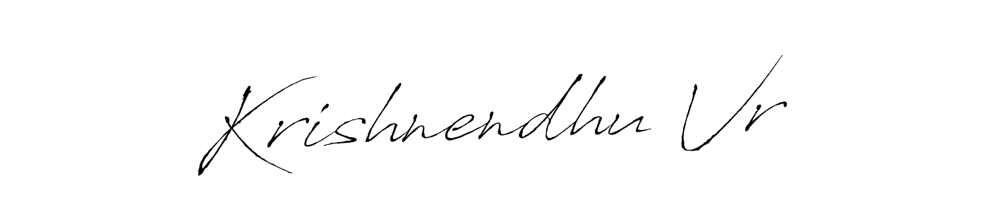 Design your own signature with our free online signature maker. With this signature software, you can create a handwritten (Antro_Vectra) signature for name Krishnendhu Vr. Krishnendhu Vr signature style 6 images and pictures png