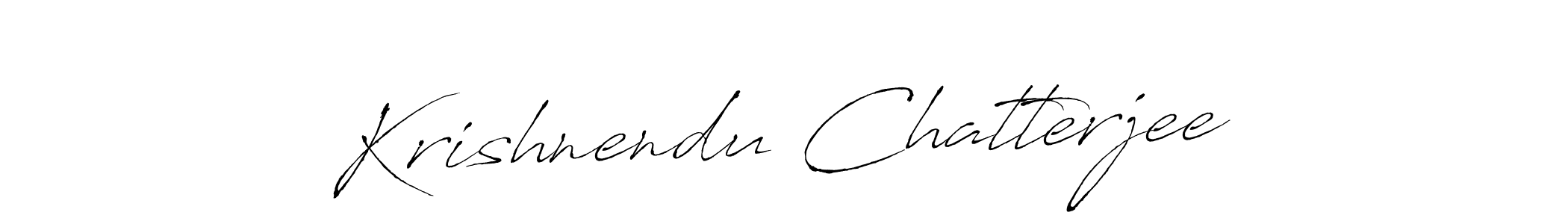 Create a beautiful signature design for name Krishnendu Chatterjee. With this signature (Antro_Vectra) fonts, you can make a handwritten signature for free. Krishnendu Chatterjee signature style 6 images and pictures png