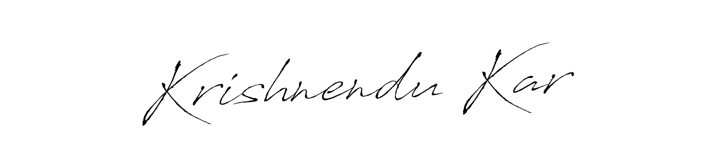 Make a beautiful signature design for name Krishnendu Kar. With this signature (Antro_Vectra) style, you can create a handwritten signature for free. Krishnendu Kar signature style 6 images and pictures png